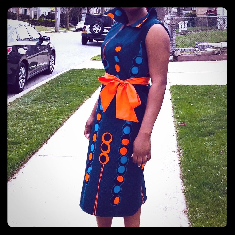 African Ankara (100% Cotton) Dress